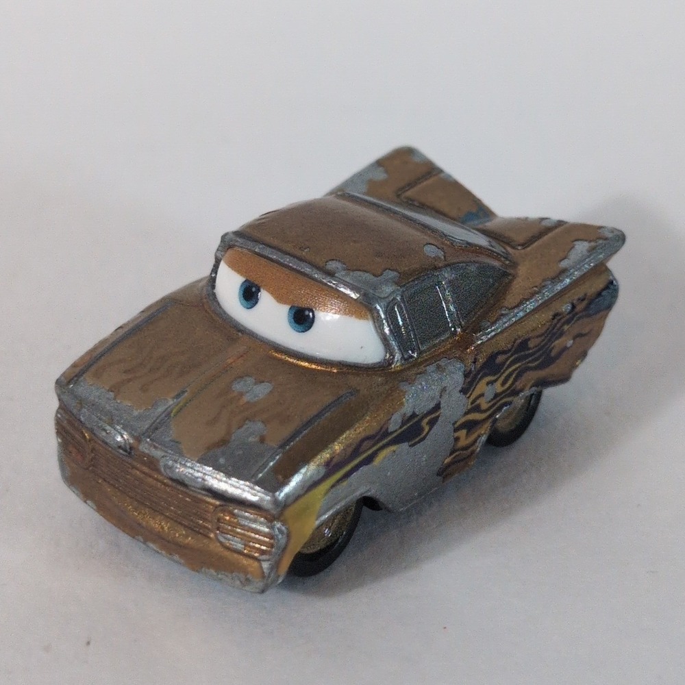 Disney Pixar Cars Mini Racers Gold Ramone Diecast Metal Toy Car Lowrider